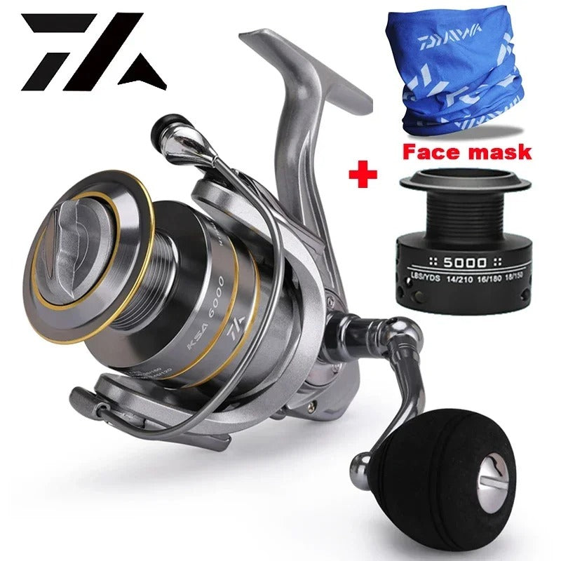 High Quality,Saltwater Fishing Reels,Double Spool,Spinning Reel,Alloy Gear,Alloy Spool,Metal Arm,Casting Reel