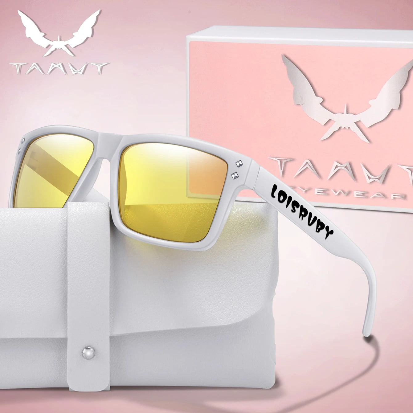 Candy Color Fashion Fishing Sunglasses for Women and Men Casual Square Shades with UV Protection for Outdoor Sports Cycling