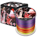 Braided Fishing Line X8 100/300 Drag 22~88LB Multifilament Japanese PE Line for Bass Pike Carp Fishing Accessories
