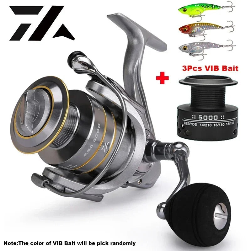 High Quality,Saltwater Fishing Reels,Double Spool,Spinning Reel,Alloy Gear,Alloy Spool,Metal Arm,Casting Reel