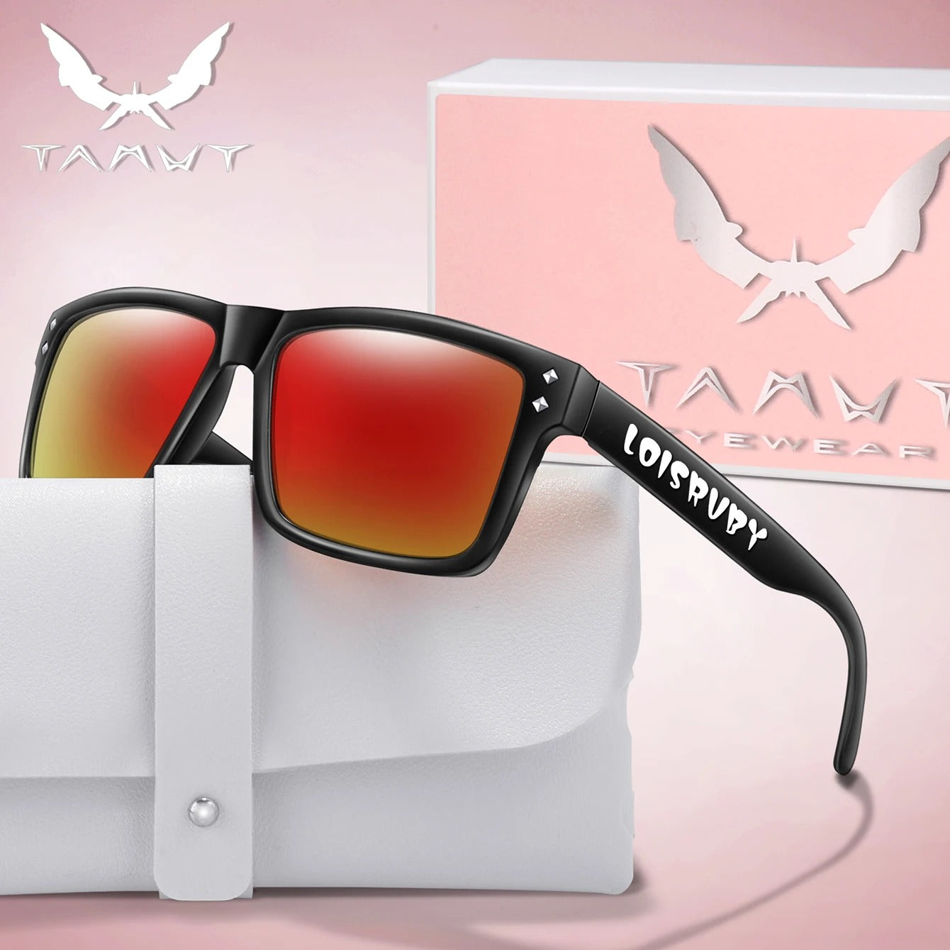 Candy Color Fashion Fishing Sunglasses for Women and Men Casual Square Shades with UV Protection for Outdoor Sports Cycling