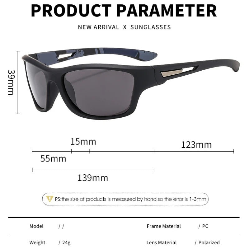 Polarized Fishing Sunglasses Men Women Driving Shades Sun Glasses Outdoor Hiking Cycling Traveling Eyewear UV400 Protection