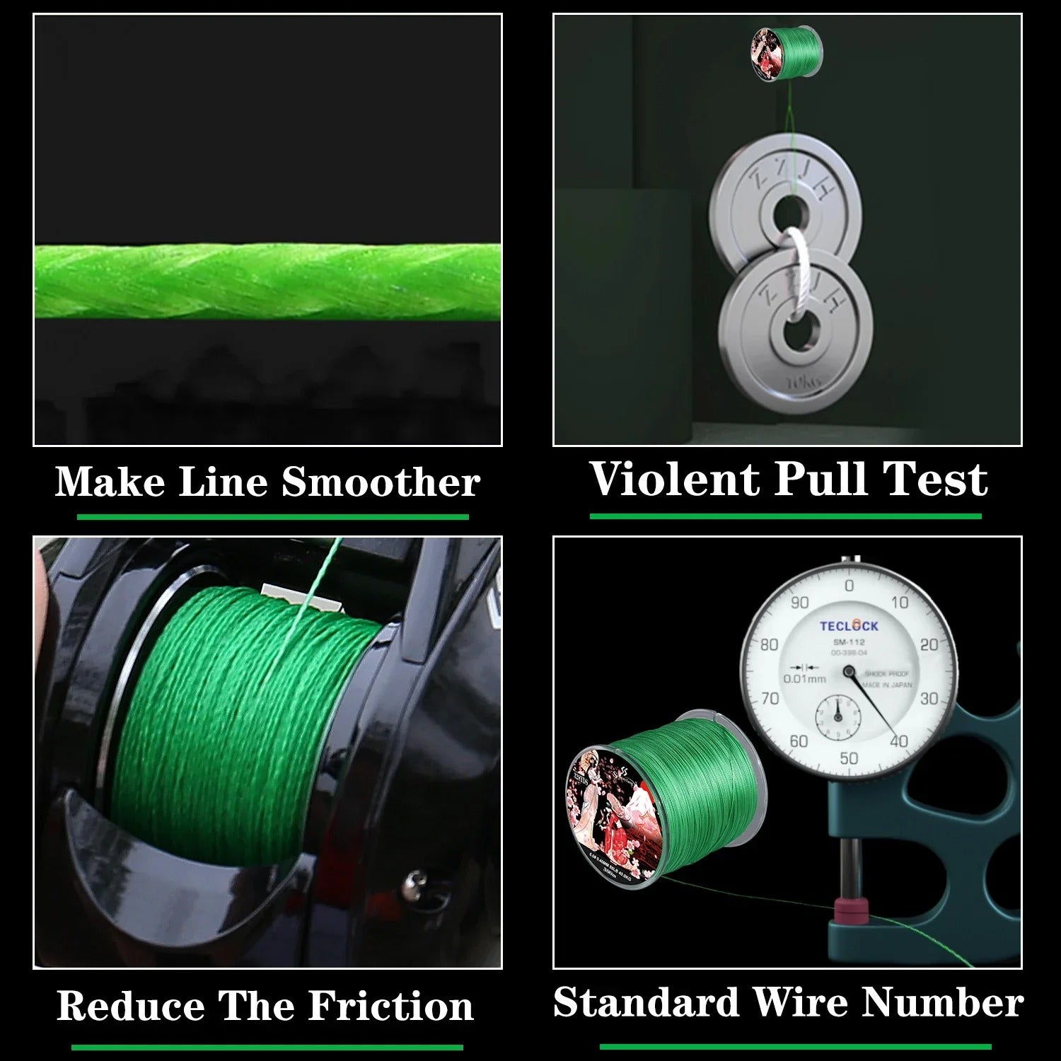 Braided Fishing Line X8 100/300 Drag 22~88LB Multifilament Japanese PE Line for Bass Pike Carp Fishing Accessories